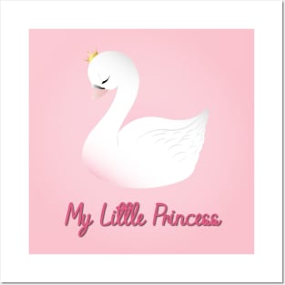 My little princess Swan Posters and Art